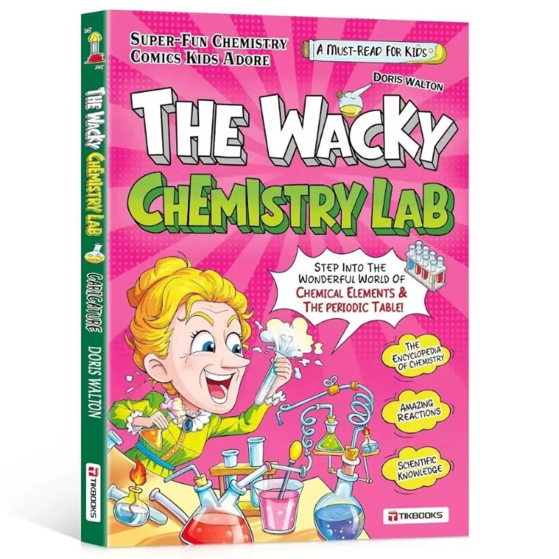 Kids Education Table - Buku Komik Anak-anak Lab Kimia Aneh: