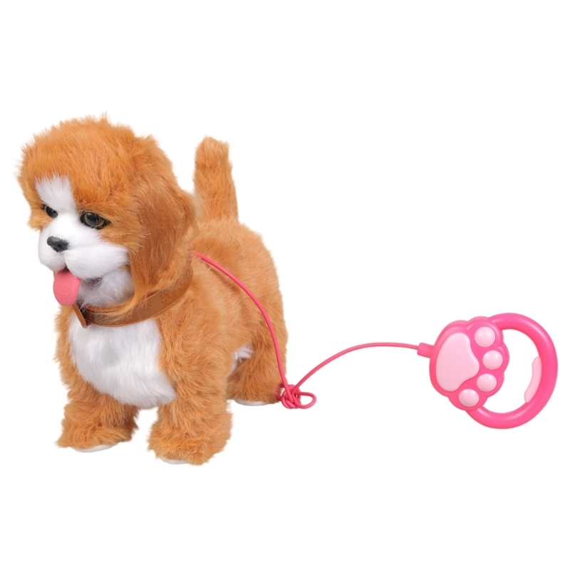 Kids Without Education - Mainan Boneka Golden Retriever Elektrik Interaktif