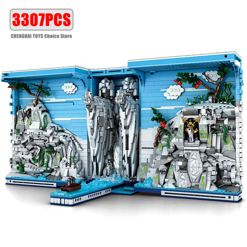 Kingdom Kids Education - 3307PCS Blok Bangunan Kingdom Mesir, Patung