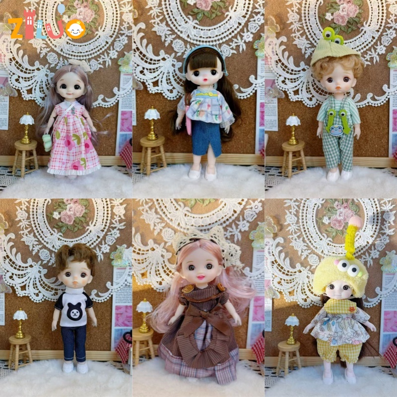 Kids Without Education - Boneka BJD 16cm 1/8 modis, boneka