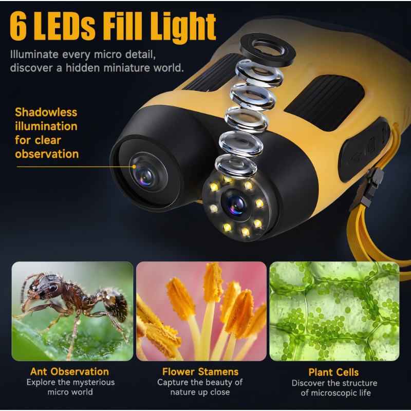 Kamera Mikroskop Digital 4K 10 - Kids Education News ulasan dan harga