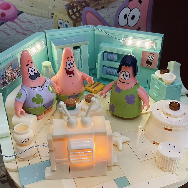 Set Blok Bangunan Spongebob Pa - Kids No Education ulasan dan harga