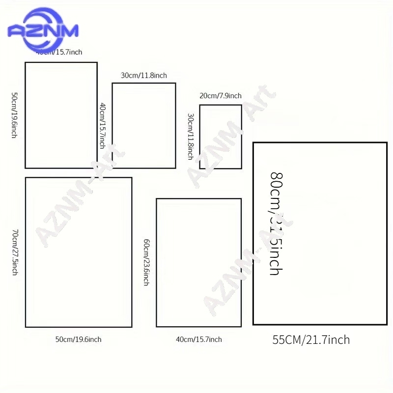 1/2 Buah Lukisan Kanvas Kertas - Kids Education Wallpaper ulasan dan harga