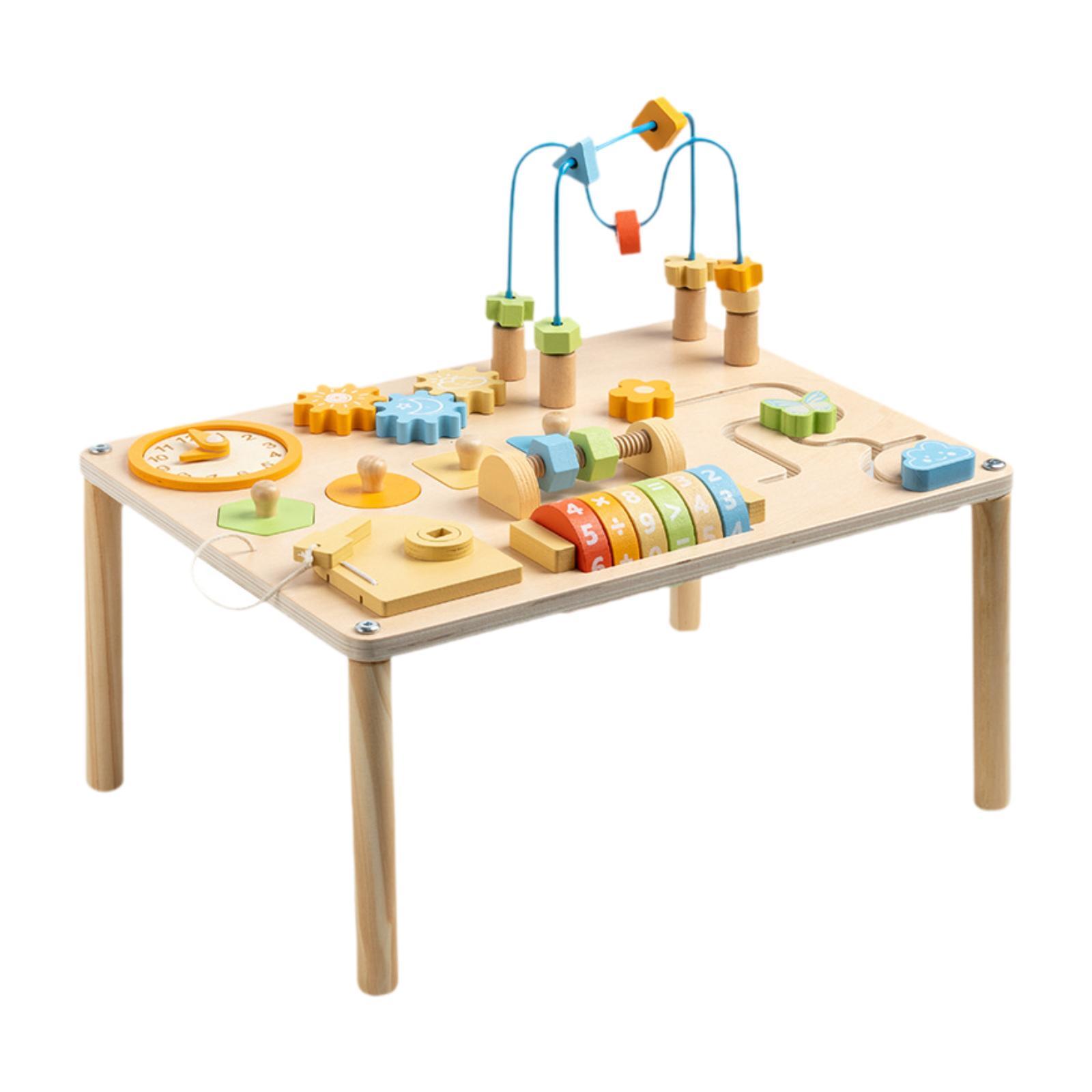 Meja Aktivitas Pengenalan Bent - Kids Education Table ulasan dan harga