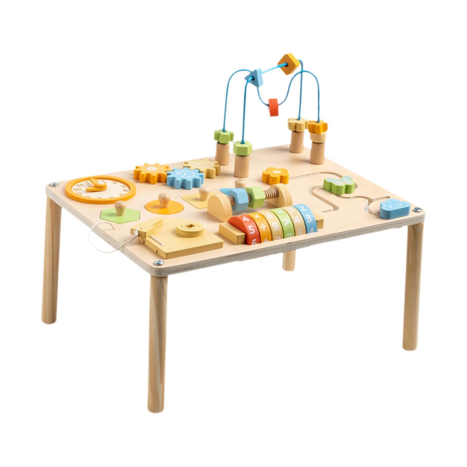Meja Aktivitas Pengenalan Bent - Kids Education Table ulasan dan harga