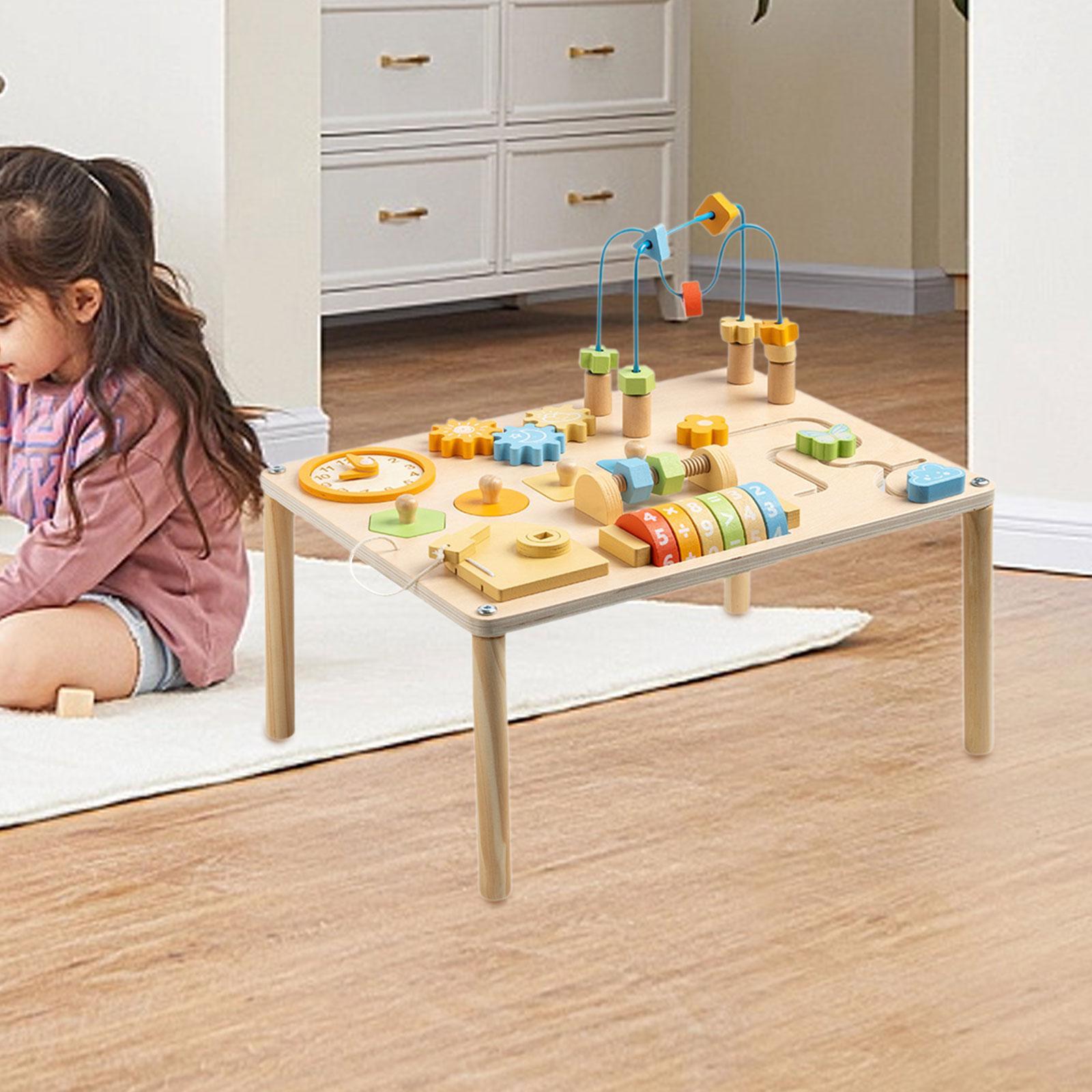 Meja Aktivitas Pengenalan Bent - Kids Education Table ulasan dan harga