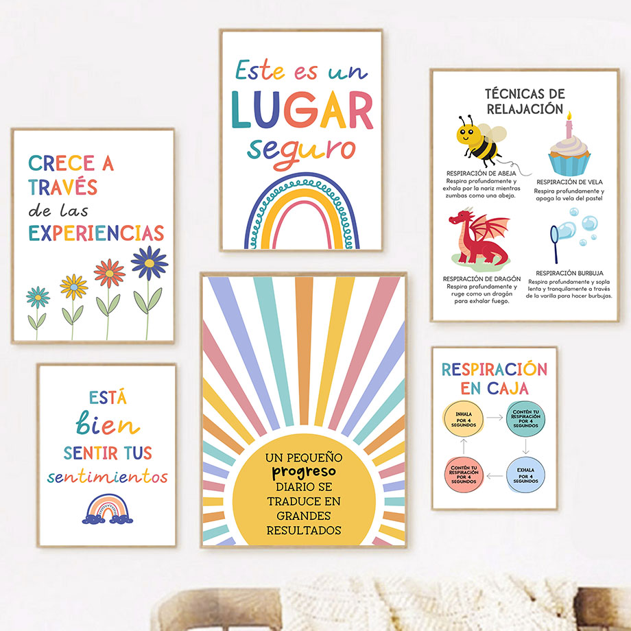 Motto Pendidikan Spanyol Lukis - Kids No Education ulasan dan harga