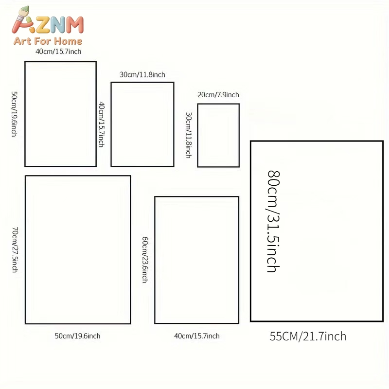 AZNM Seni Dinding Kanvas Tanpa - Kids No Education ulasan dan harga