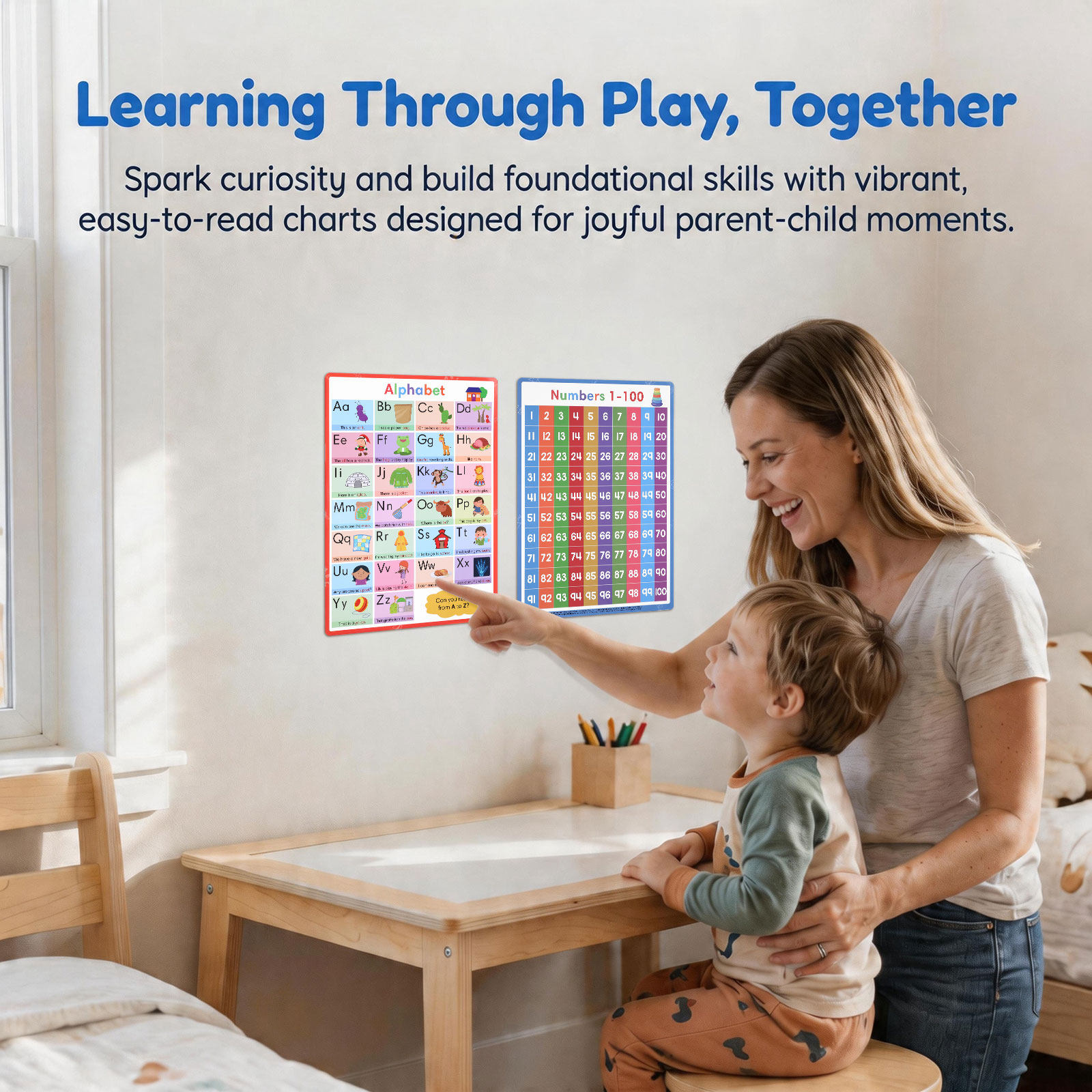 Poster Dinding Edukasi Anak Us - Kids Education Wallpaper ulasan dan harga