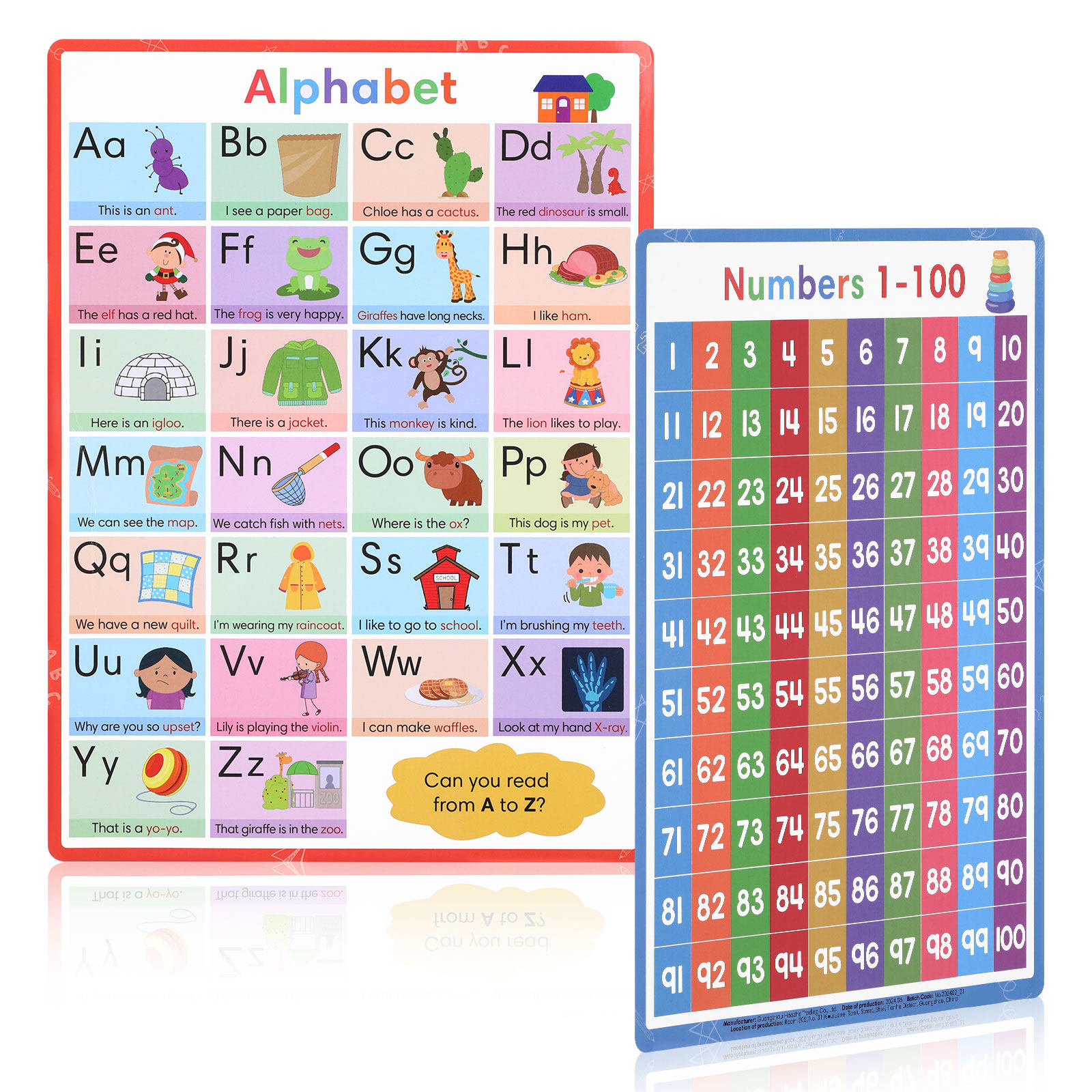 Poster Dinding Edukasi Anak Us - Kids Education Wallpaper ulasan dan harga
