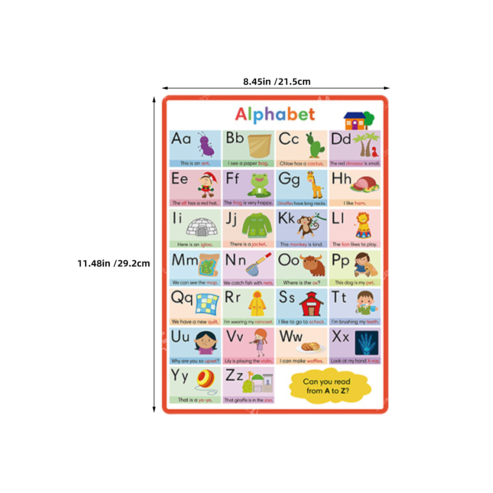 Poster Dinding Edukasi Anak Us - Kids Education Wallpaper ulasan dan harga