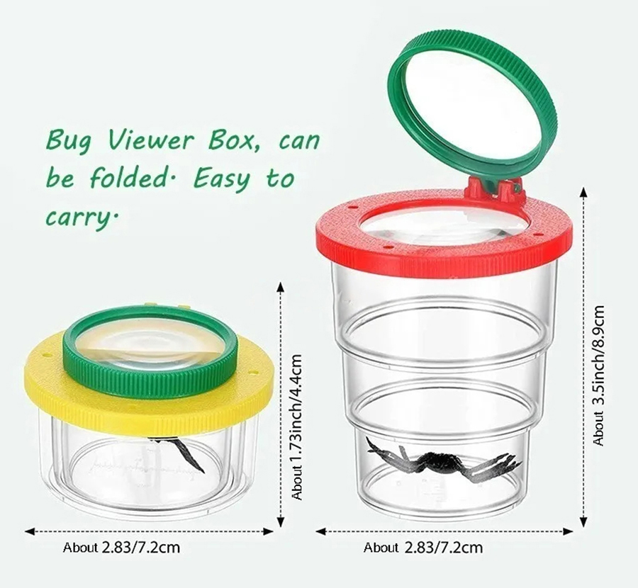 4X Dua Lensa Penampil Serangga - Science Kit Volcano ulasan dan harga