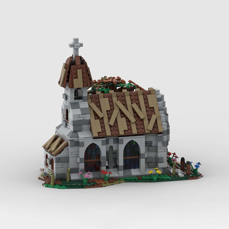 1130pcs MOC Village Church Cas - Kingdom Kids Education ulasan dan harga