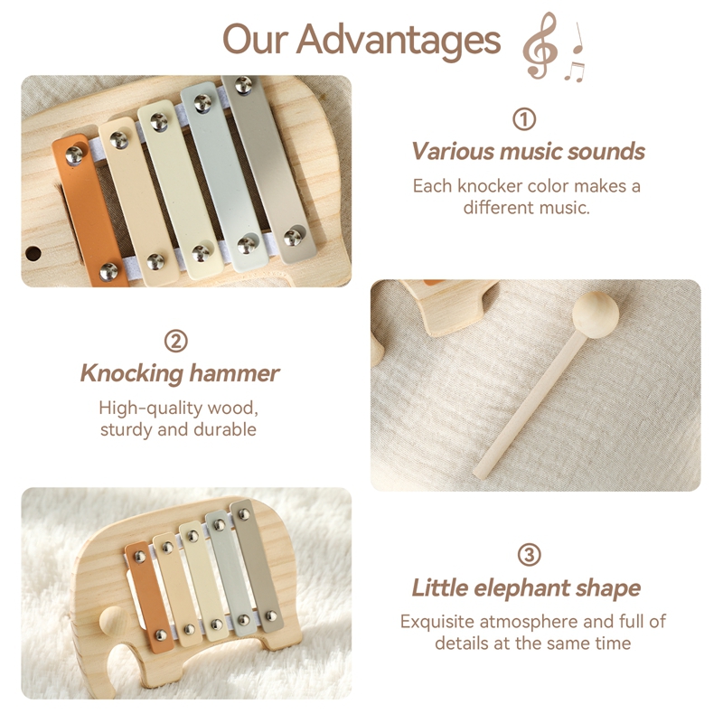 Mainan Alat Musik Kayu Gambang - Kids Education Table ulasan dan harga