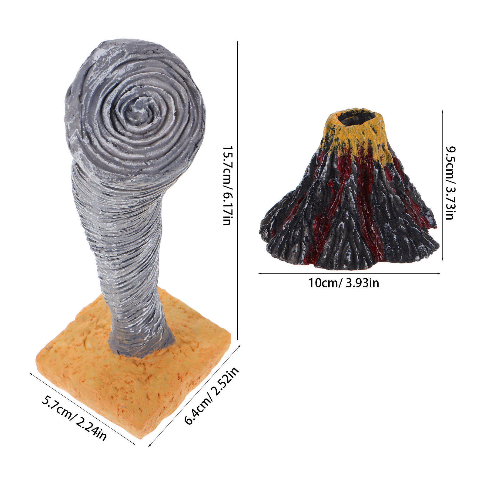 2Pcs Kit Simulasi Bencana Alam - Science Kit Volcano ulasan dan harga