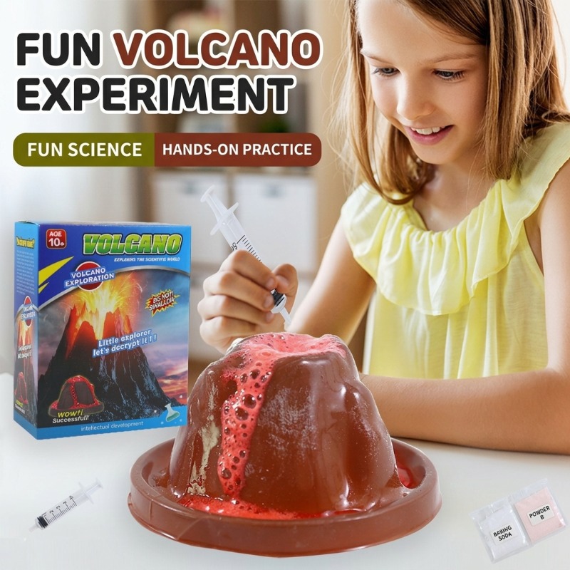 Set Percobaan Sains Letusan Gu - Science Kit Volcano ulasan dan harga