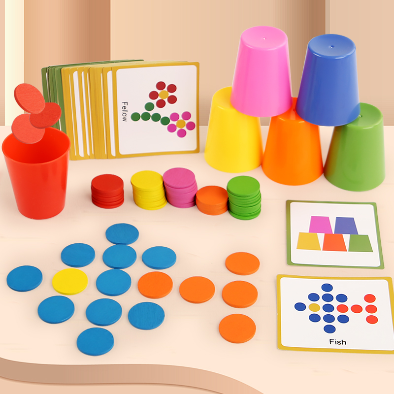 Permainan Cangkir Bertumpuk An - Kids Education Table ulasan dan harga