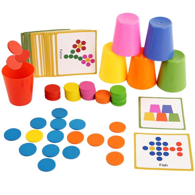 Permainan Cangkir Bertumpuk An - Kids Education Table ulasan dan harga