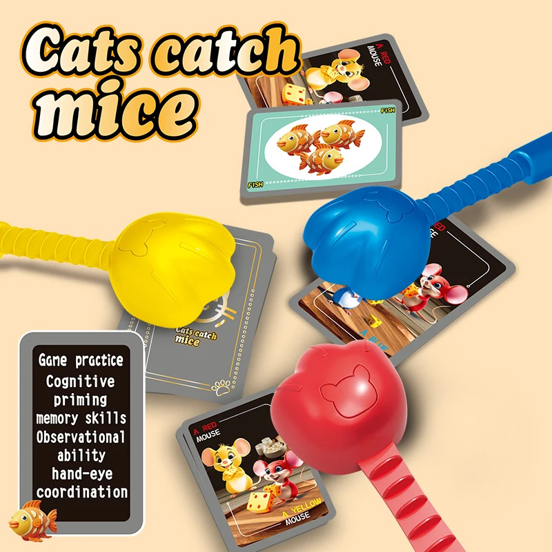 Permainan Papan Kucing Menangk - Kids Education Table ulasan dan harga