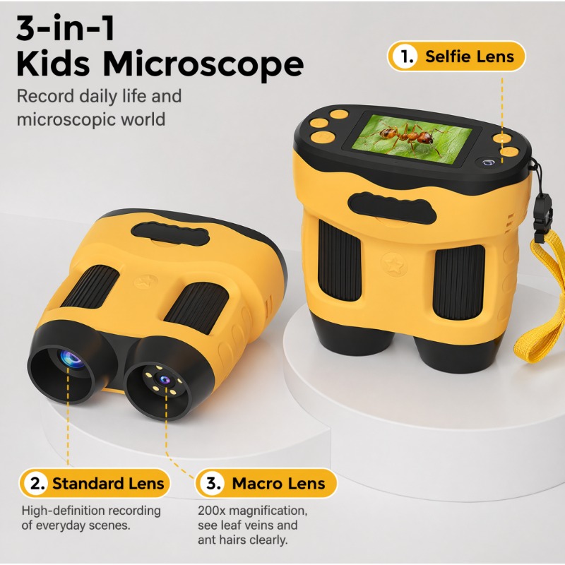Kamera Mikroskop Digital 4K 10 - Kids Education News ulasan dan harga